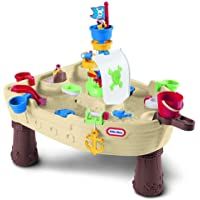 little tikes Anchors Away Barco Pirata - Juego Acuático para Niños - Seguro y Portátil - Fomenta el Juego Creativo